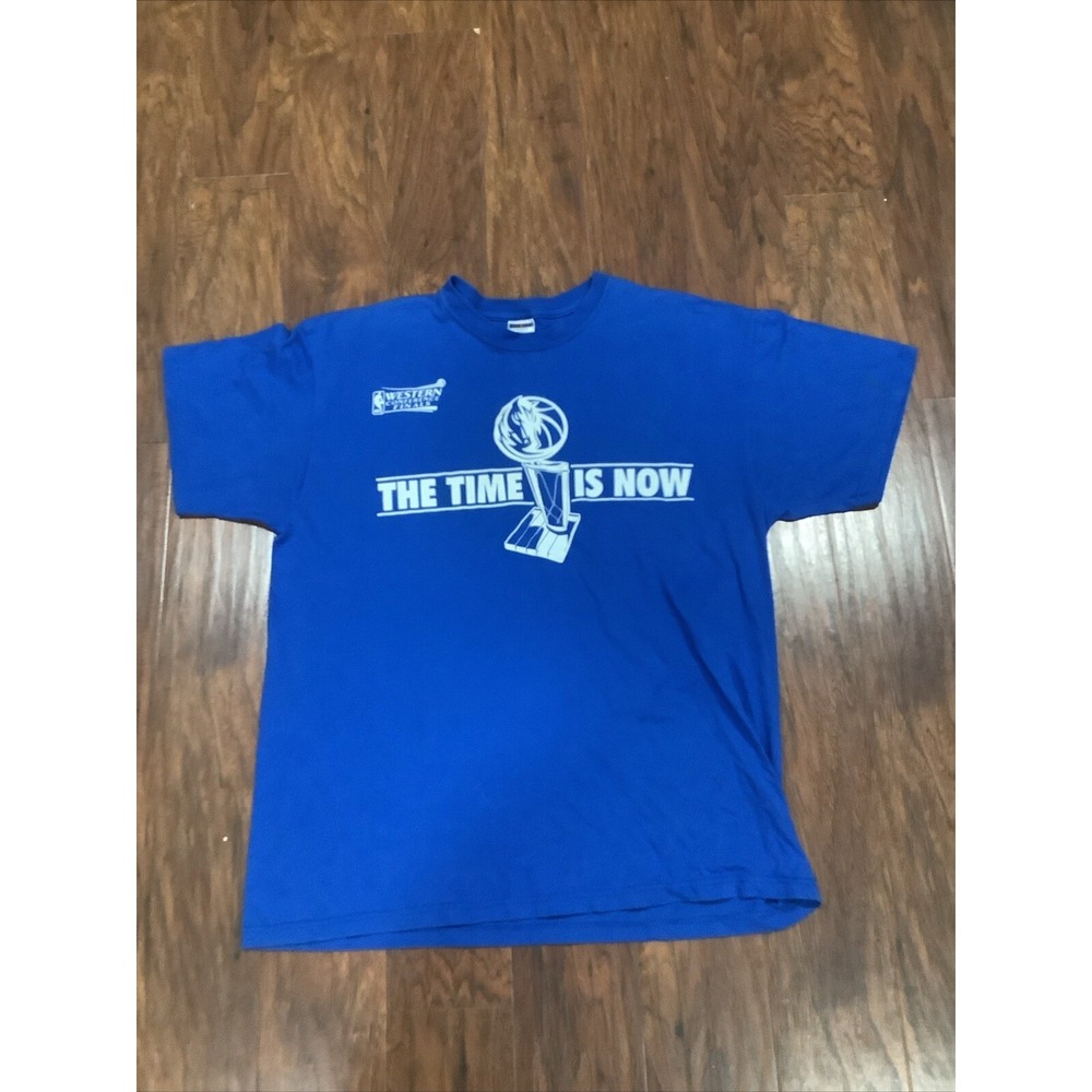 Dallas Mavericks "The Time Is Now" 2011 Official Finals T-Shirt XL MFFL